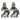 4Pk Light Duty Casters