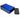 Blue Extruded Aluminum Enclosure w/ Plastic End Panels