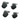 Casters Kit for Middle Atlantic MBRK Laminate Racks